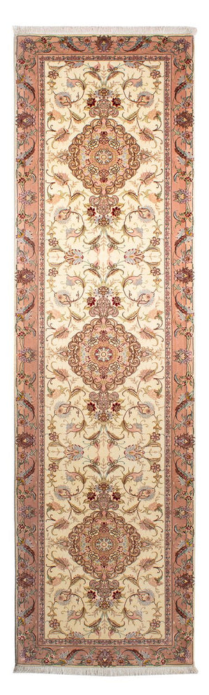 Runner Persisk matta - Tabriz - Royal - 310 x 88 cm - beige