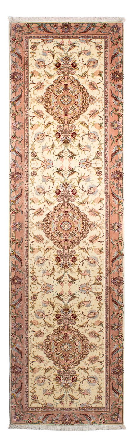 Runner Persisk matta - Tabriz - Royal - 310 x 88 cm - beige