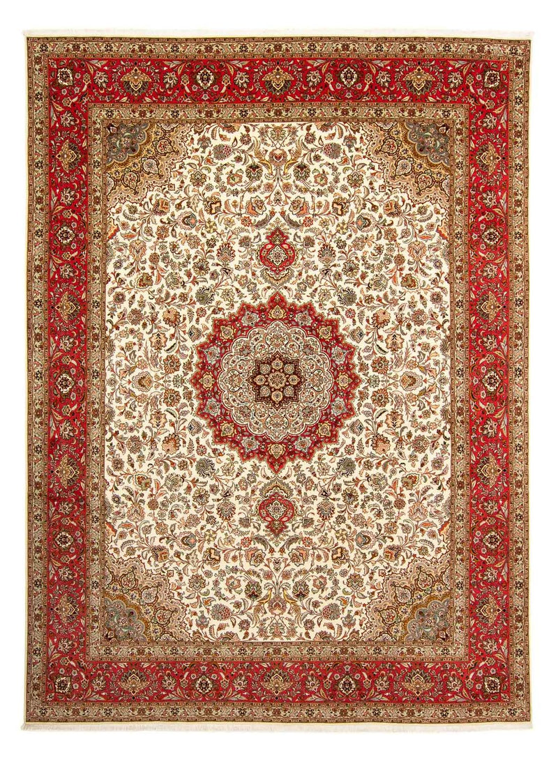 Persisk matta - Tabriz - Royal - 406 x 300 cm - röd