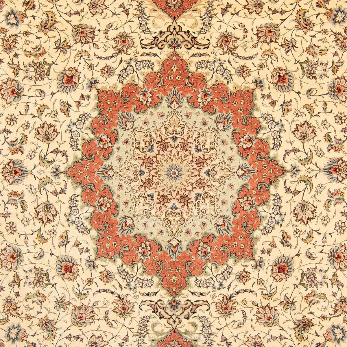 Persisk matta - Tabriz - Royal - 387 x 307 cm - brun