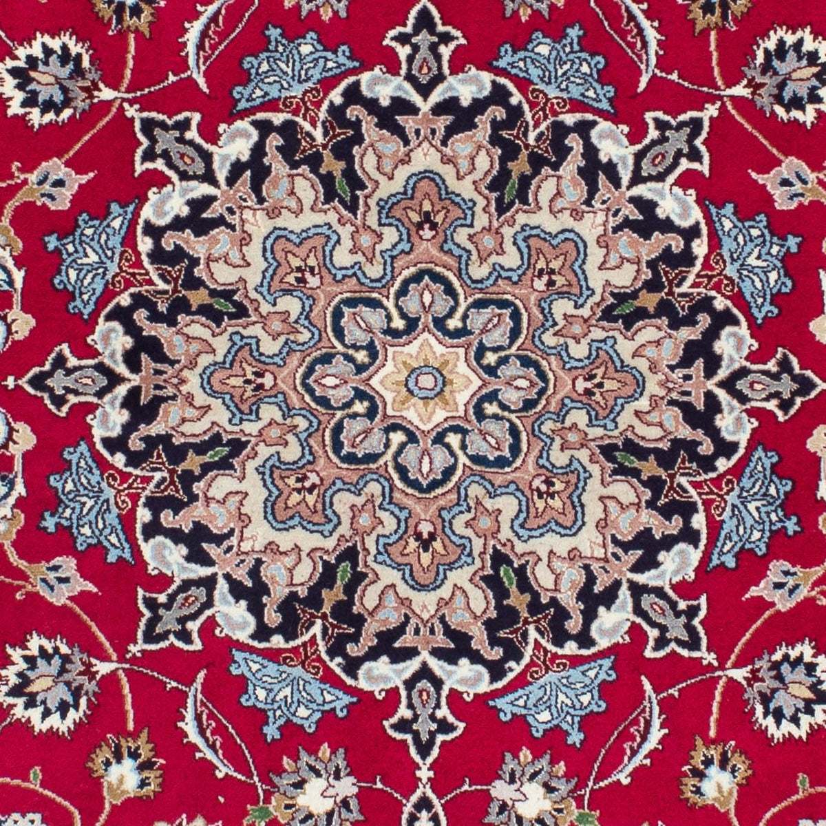 Persisk matta - Tabriz - Royal - 200 x 153 cm - mörkröd