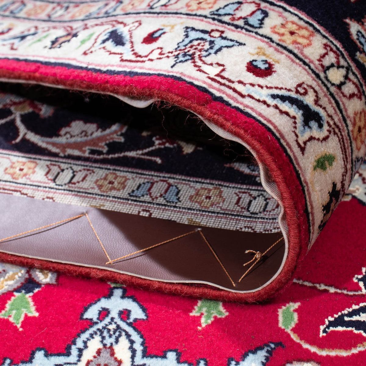 Persisk matta - Tabriz - Royal - 200 x 153 cm - mörkröd