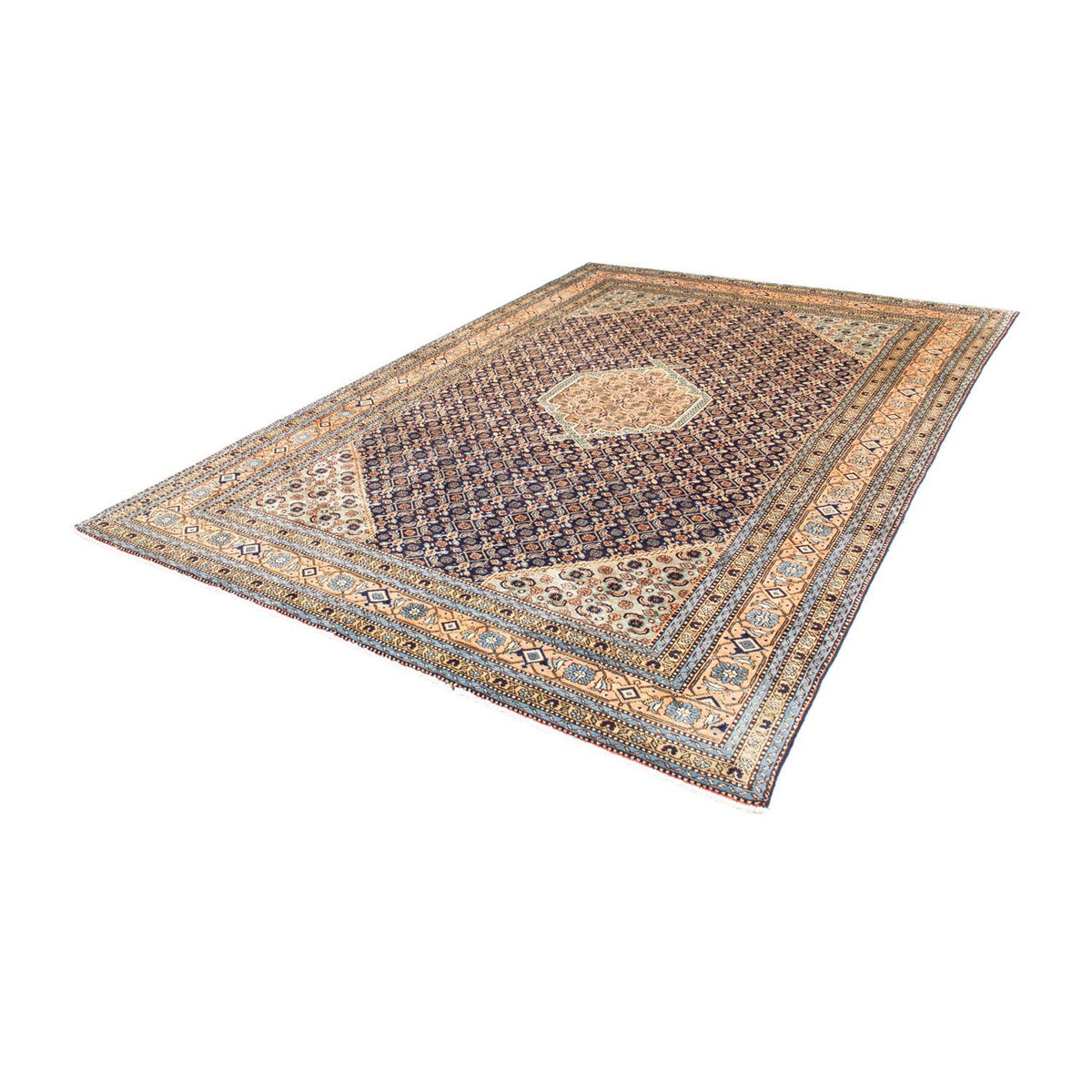 Persisk matta - Nomadic - 285 x 198 cm - mörkblå
