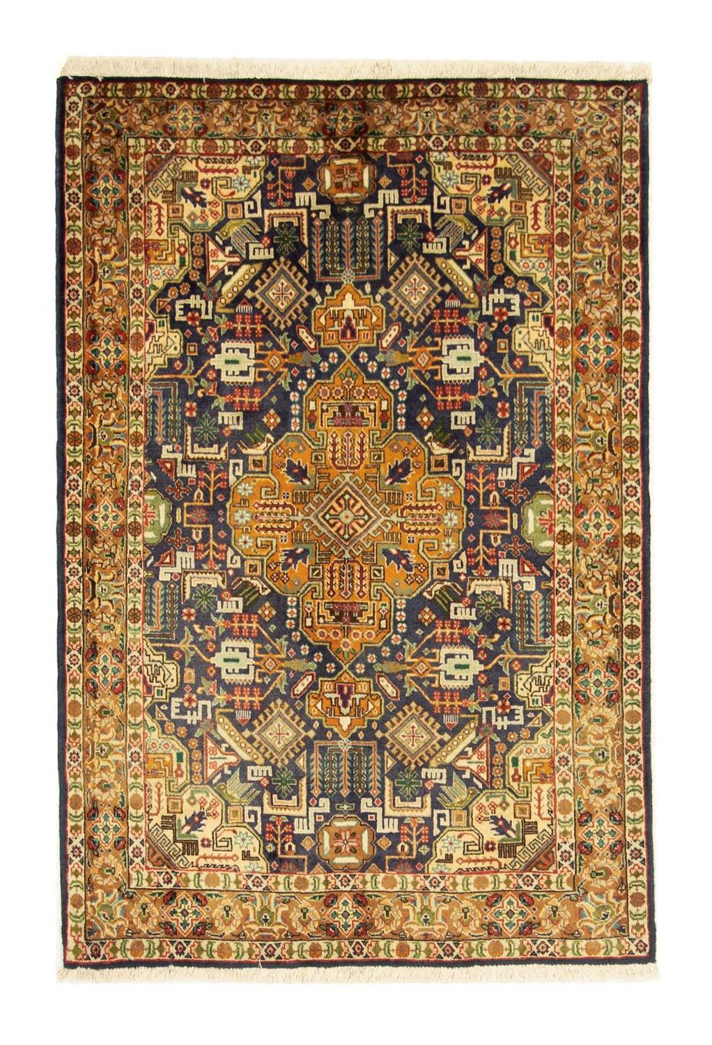 Persisk matta - Tabriz - Royal - 150 x 101 cm - mörkblå