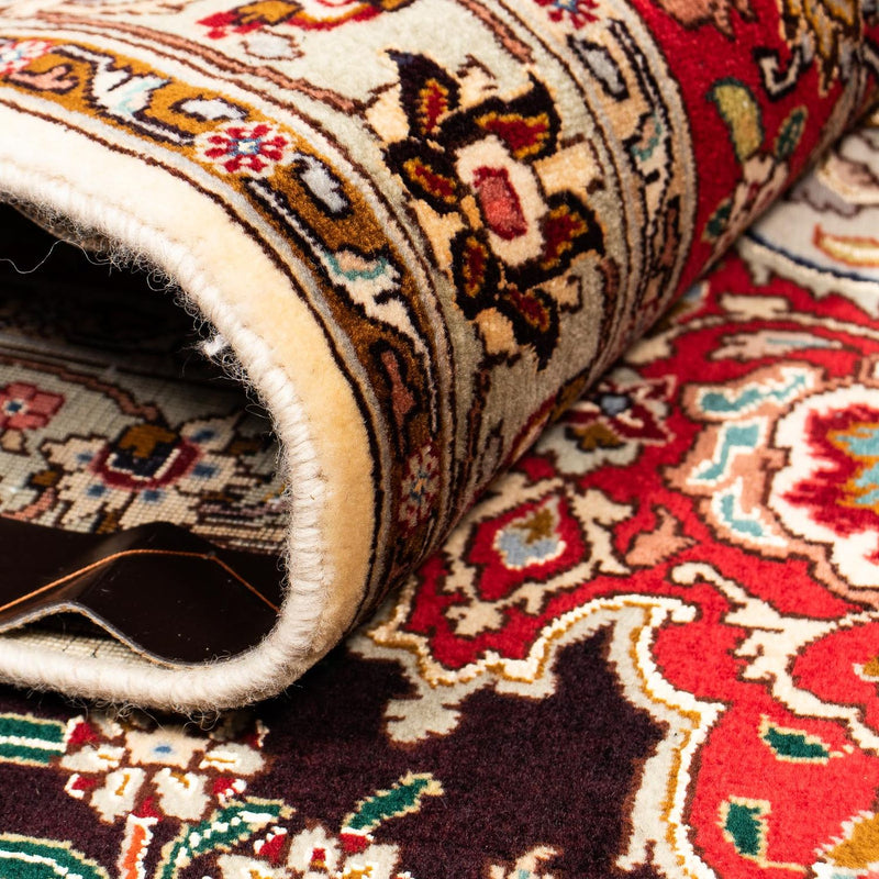 Persisk matta - Tabriz - 393 x 300 cm - ljusröd