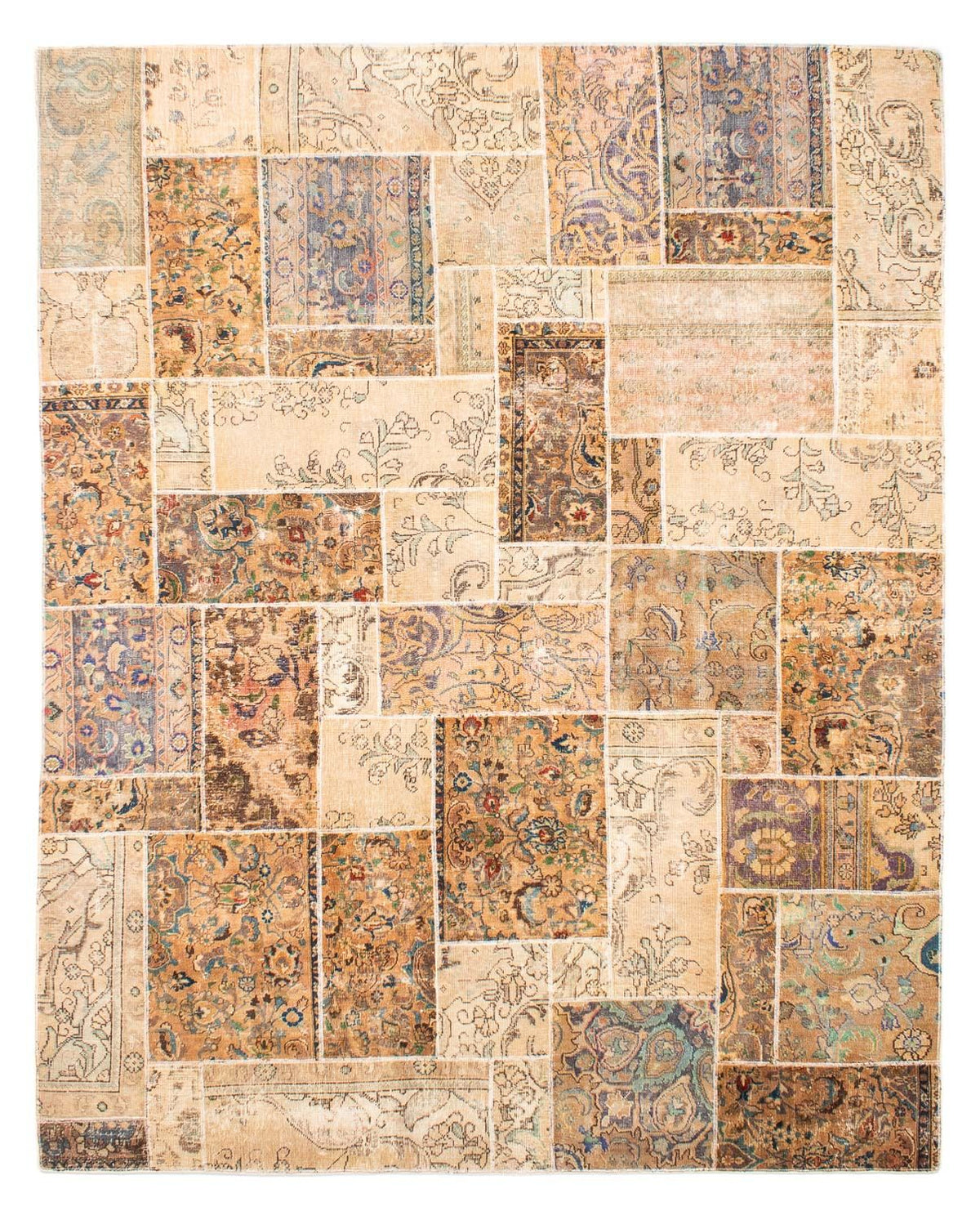 Patchwork-matta - 305 x 241 cm - flerfärgad