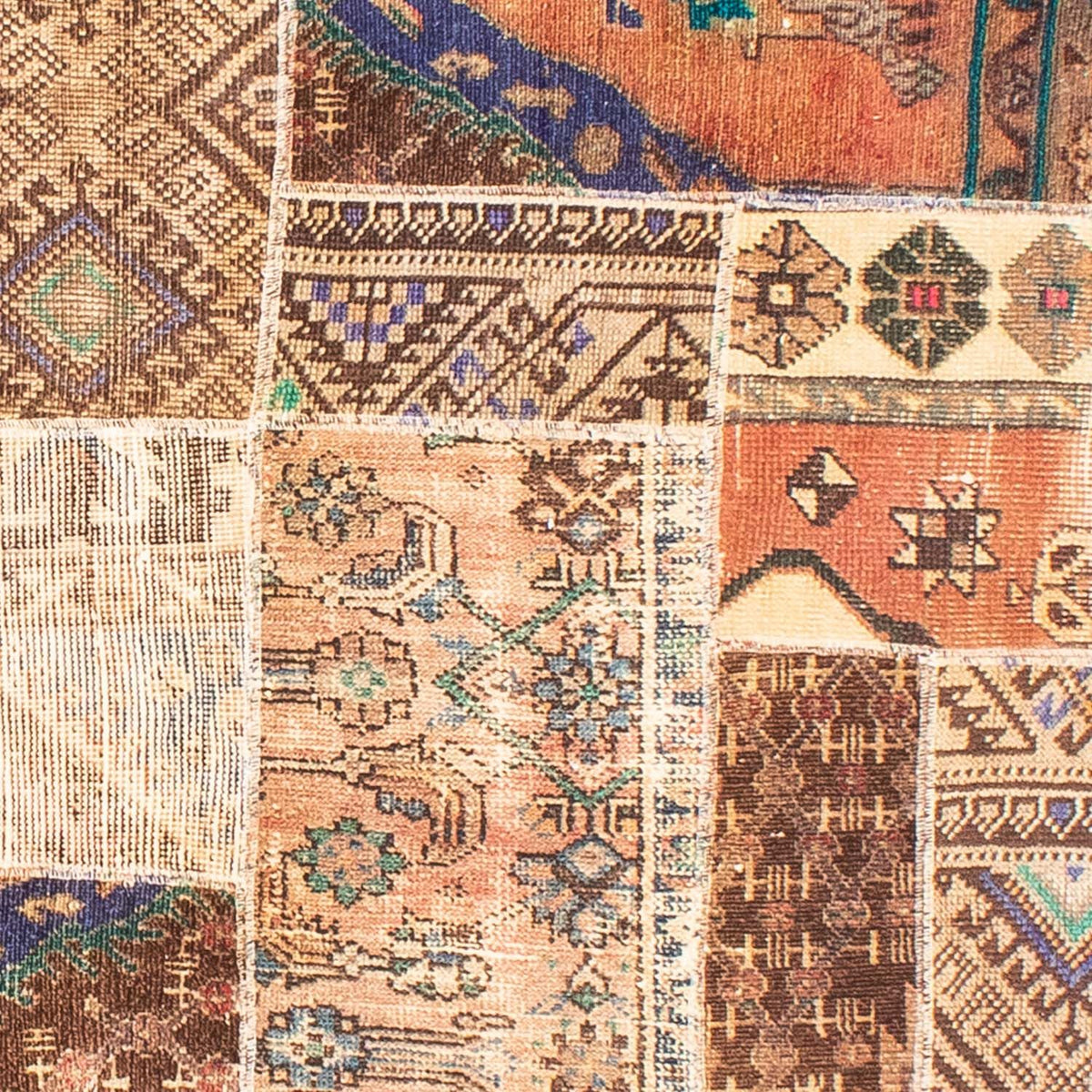 Patchwork-matta - 301 x 239 cm - flerfärgad