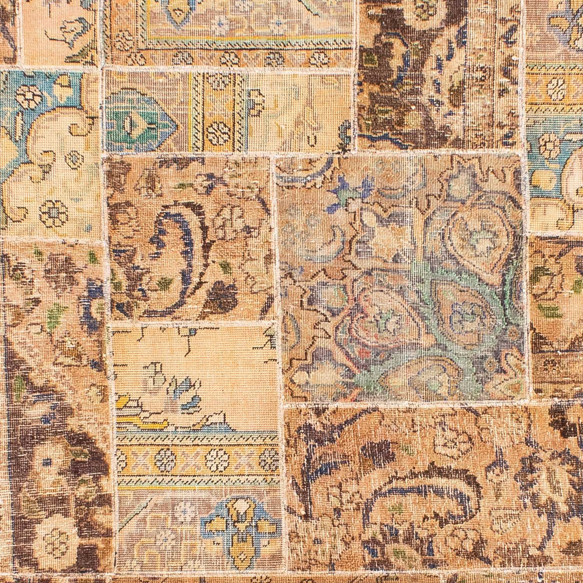 Patchwork-matta - 305 x 242 cm - flerfärgad