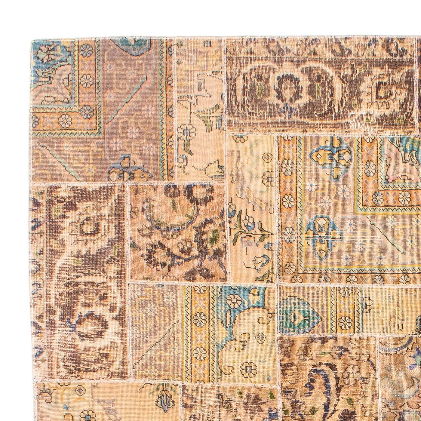 Patchwork-matta 305x242cm - Perserteppich Wollteppich