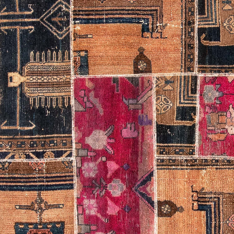 Patchwork-matta - 244 x 164 cm - flerfärgad