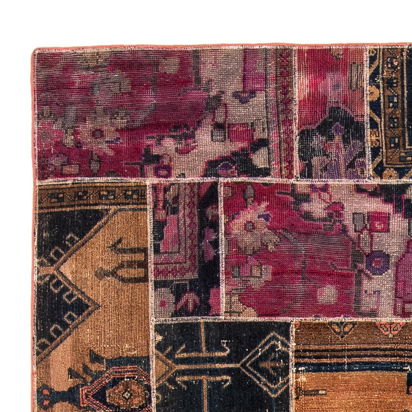 Patchwork-matta 244x164cm - Perserteppich Wollteppich