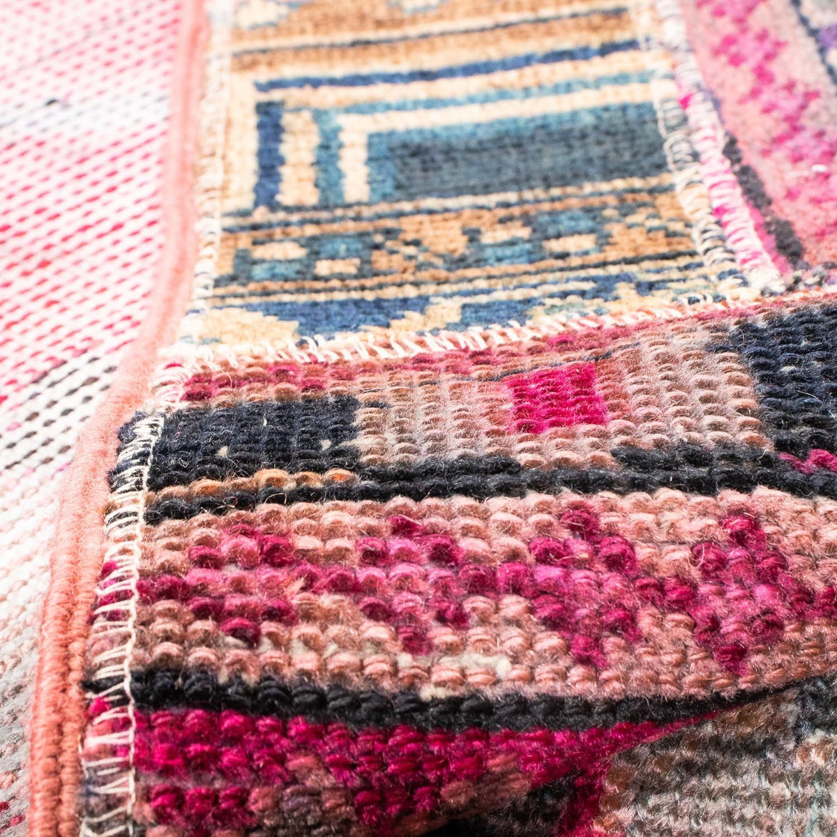 Patchwork-matta - 244 x 164 cm - flerfärgad