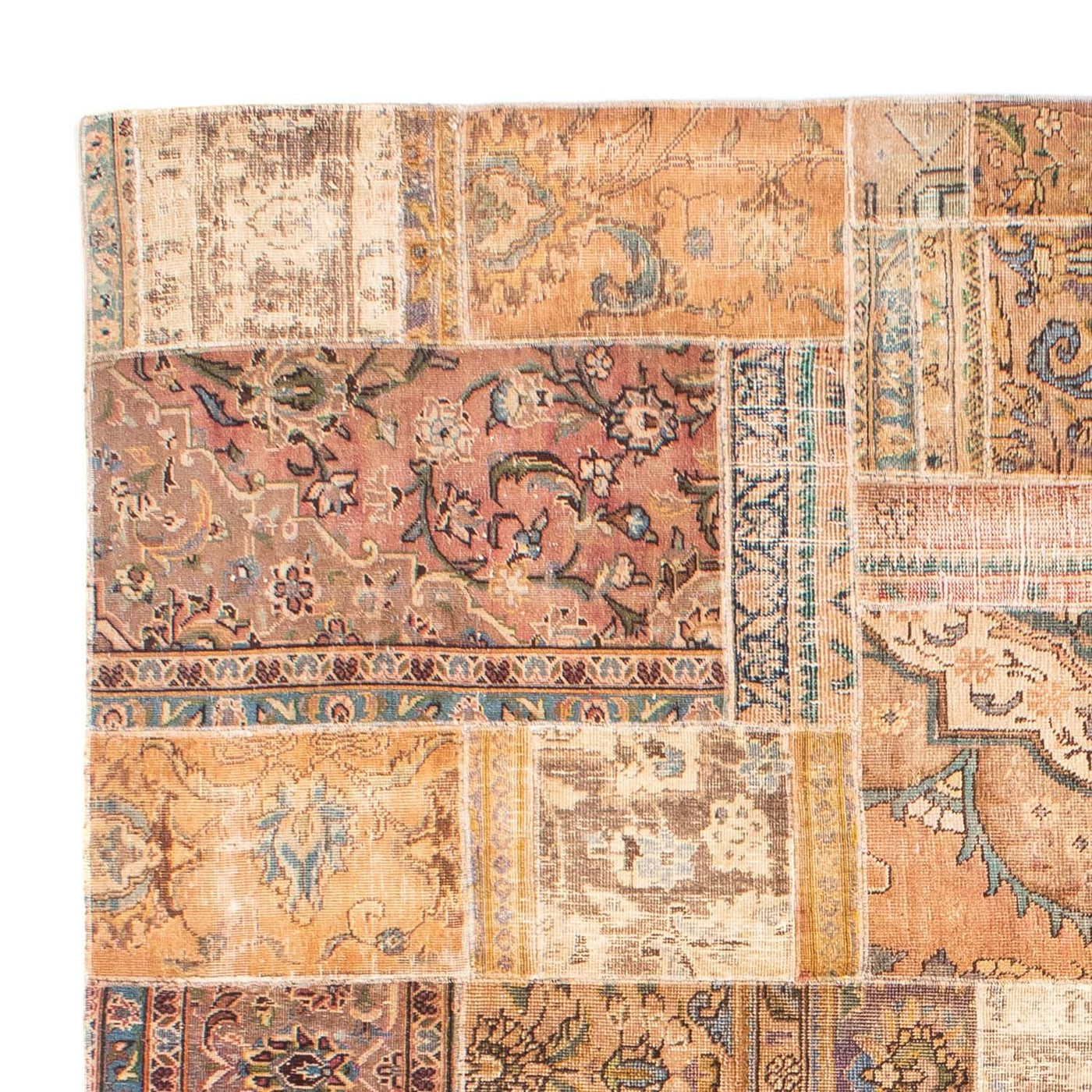 Patchwork-matta 301x241cm - Perserteppich Wollteppich