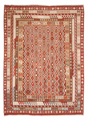 Kelim Carpet - Splash - 271 x 212 cm - flerfärgad