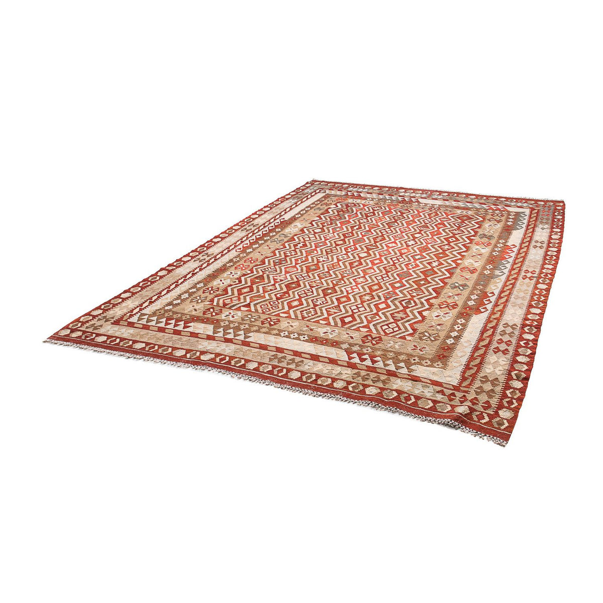 Kelim Carpet - Splash - 271 x 212 cm - flerfärgad