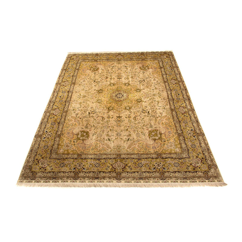 Sidenmatta - Hereke Silk - Premium - 375 x 277 cm - beige