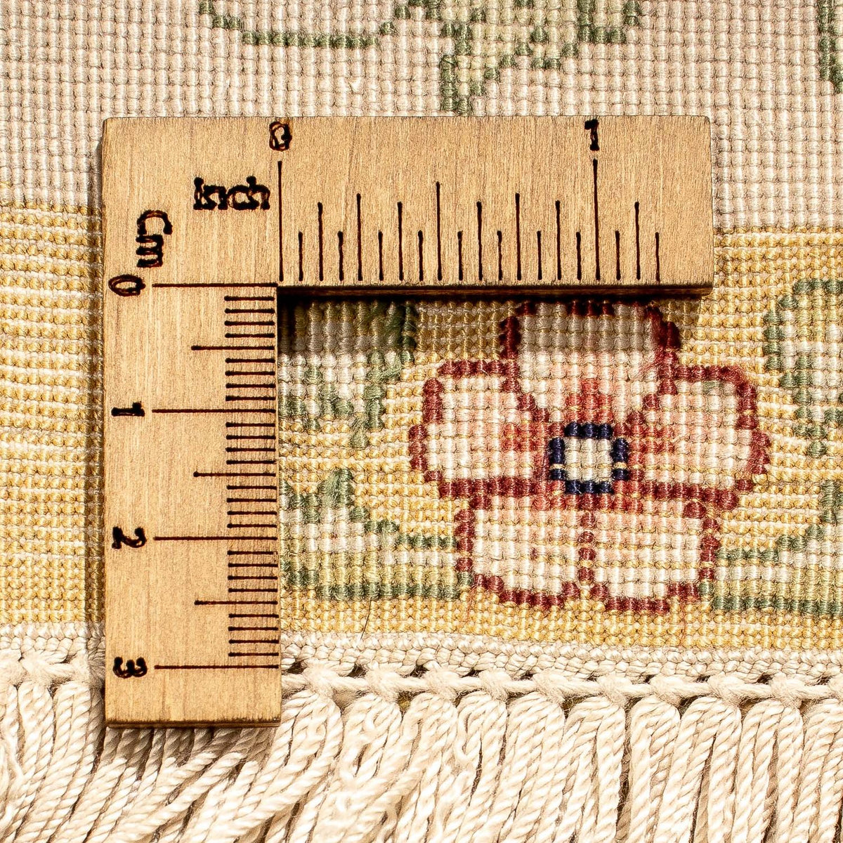 Sidenmatta - Hereke Silk - Premium - 375 x 277 cm - beige