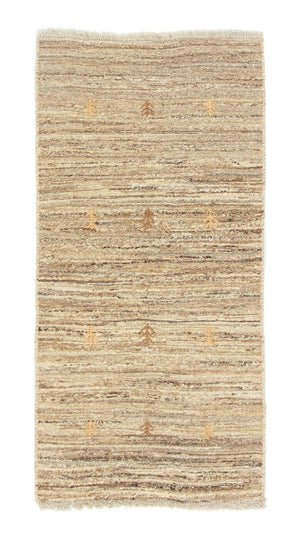 Gabbeh-matta - persisk - 135 x 69 cm - beige