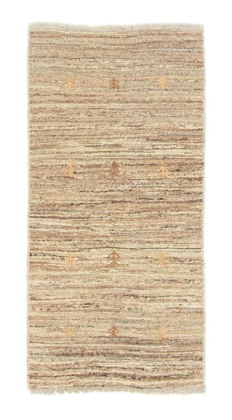 Gabbeh-matta - persisk - 135 x 69 cm - beige