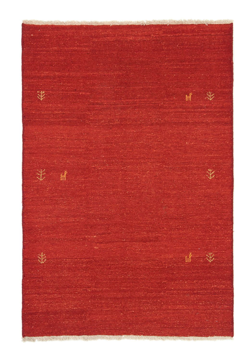 Gabbeh-matta - persisk - 174 x 118 cm - röd