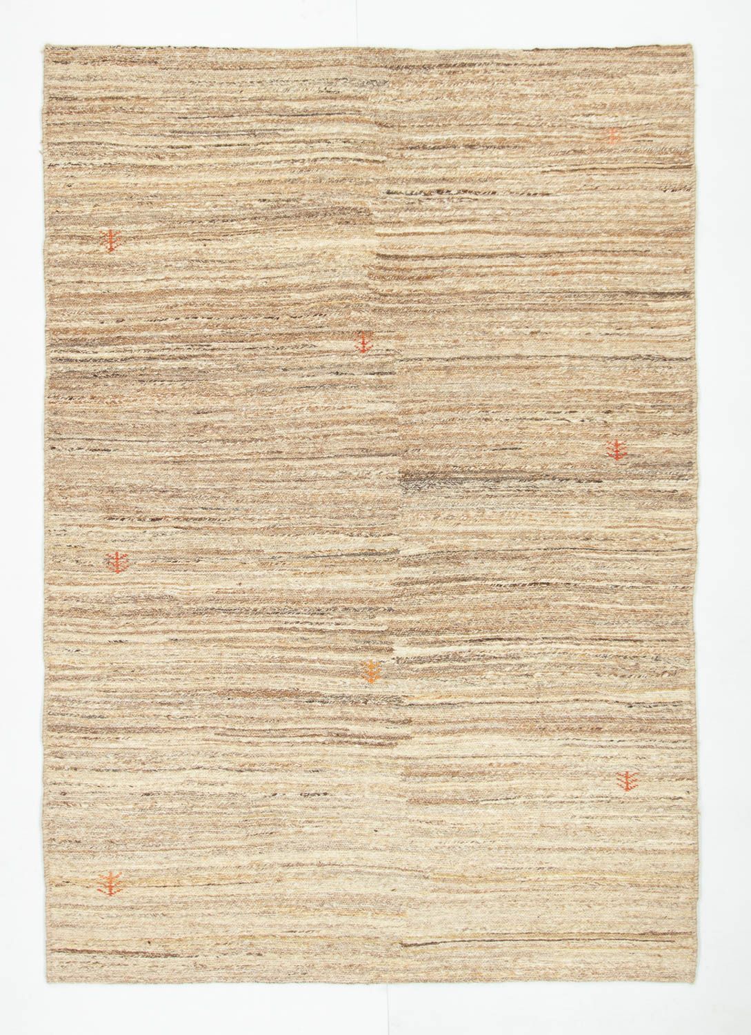 Gabbeh-matta - persisk - 200 x 136 cm - beige