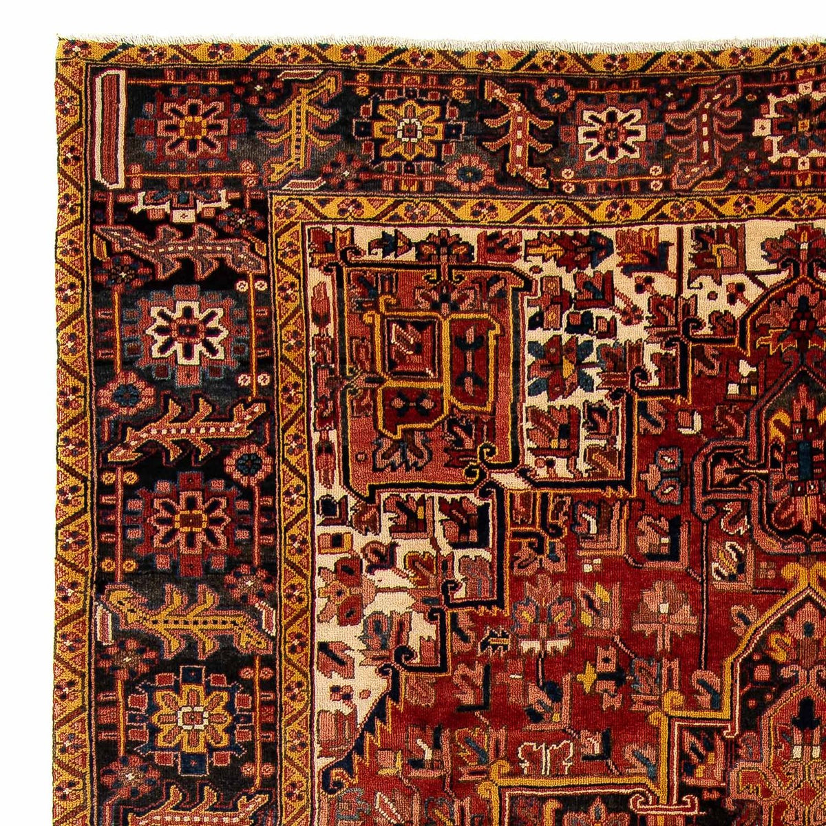 Persisk matta - Nomadic - 395 x 291 cm - mörkröd