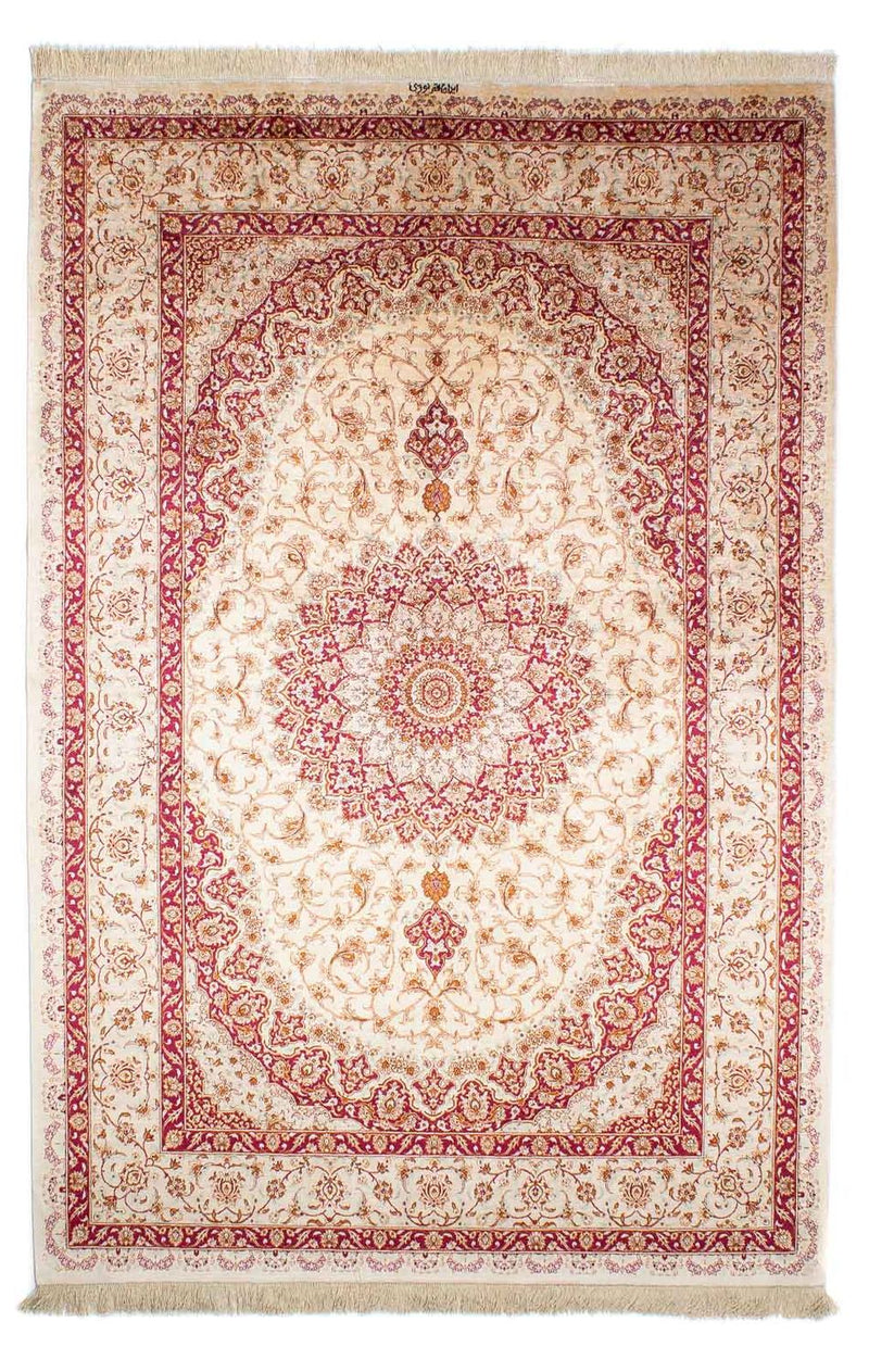 Persisk matta - Ghom - 240 x 157 cm - beige
