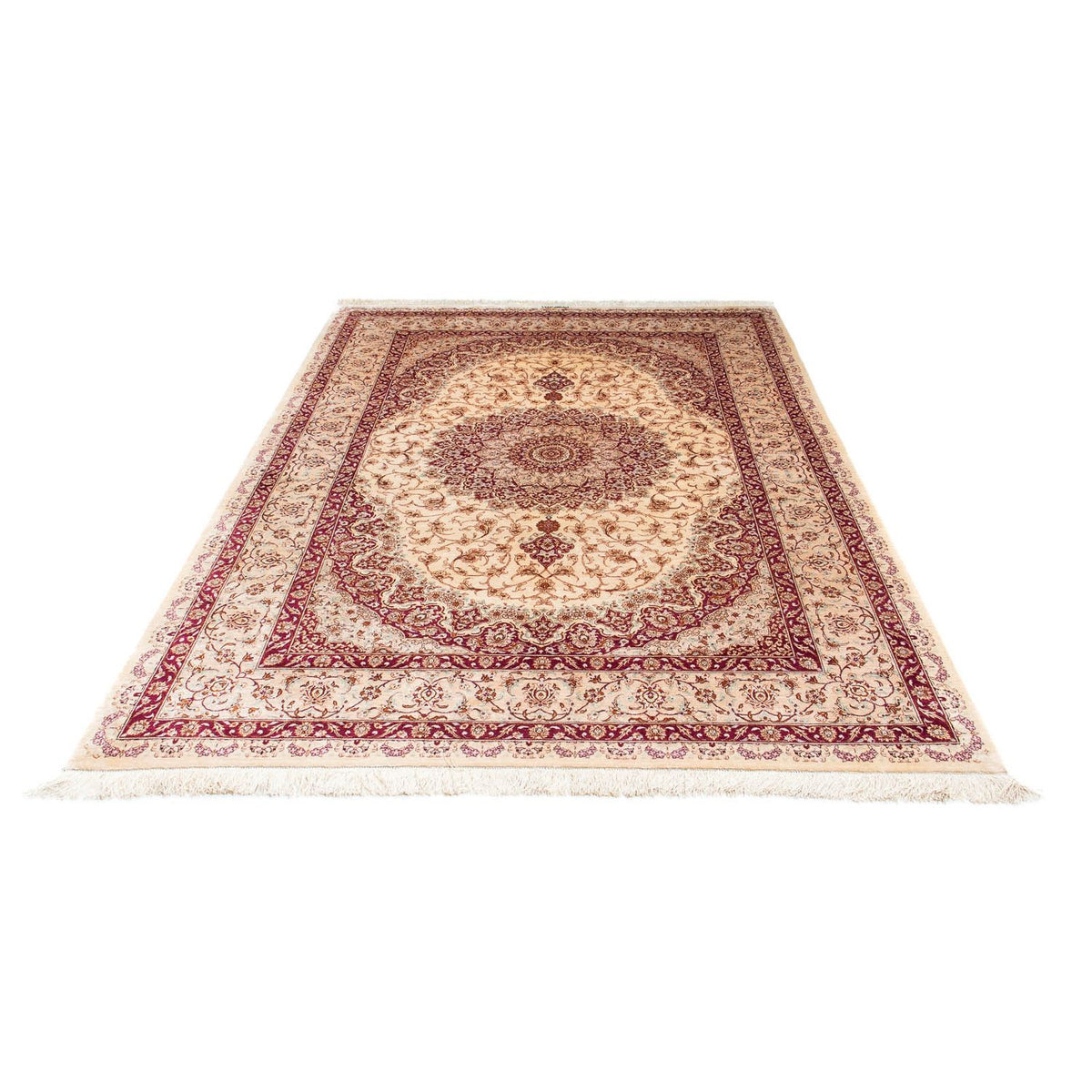Persisk matta - Ghom - 240 x 157 cm - beige