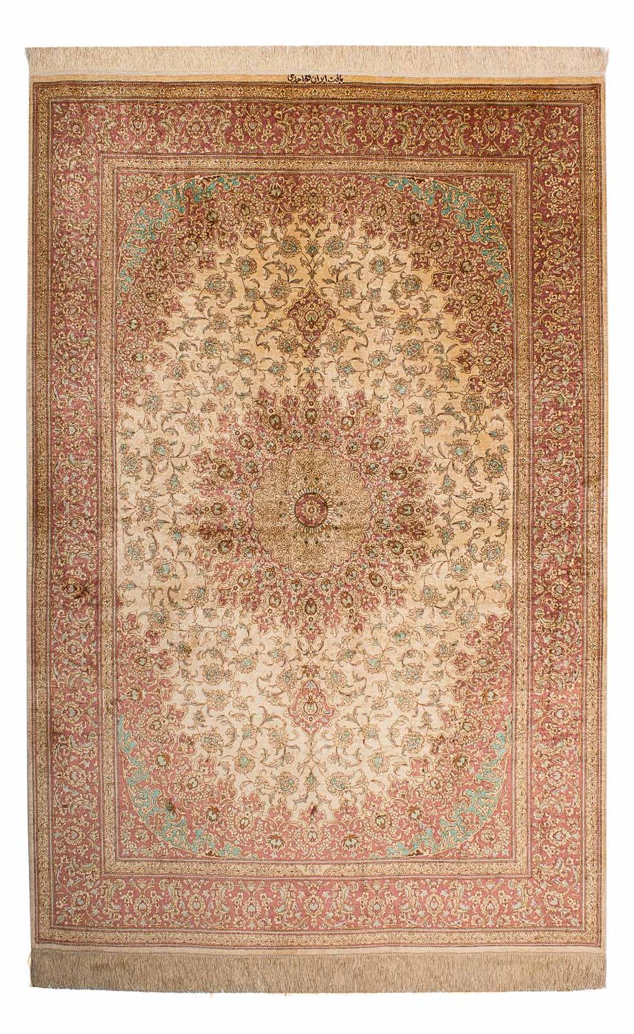 Persisk matta - Ghom - 198 x 134 cm - beige