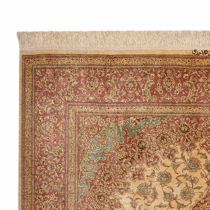 Persisk matta - Ghom - 198 x 134 cm - beige