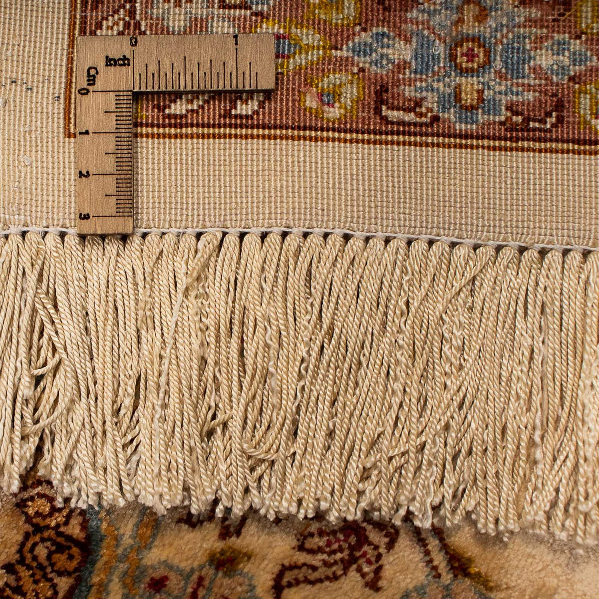 Silk Carpet - Ghom Silk - Premium - 188 x 130 cm - beige