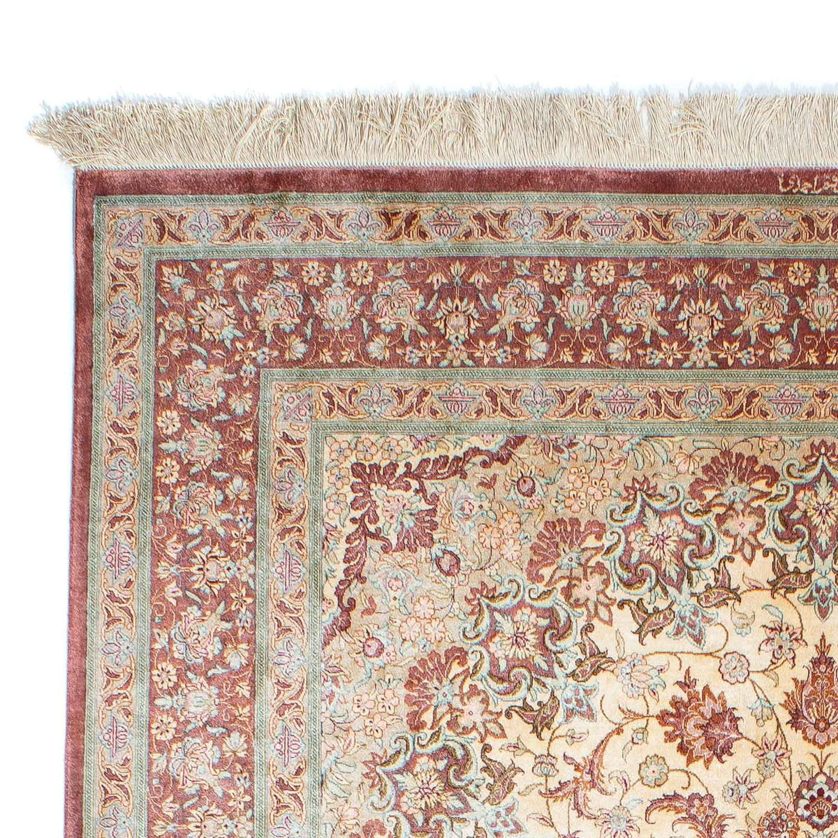 Persisk matta - Ghom - 238 x 159 cm - beige