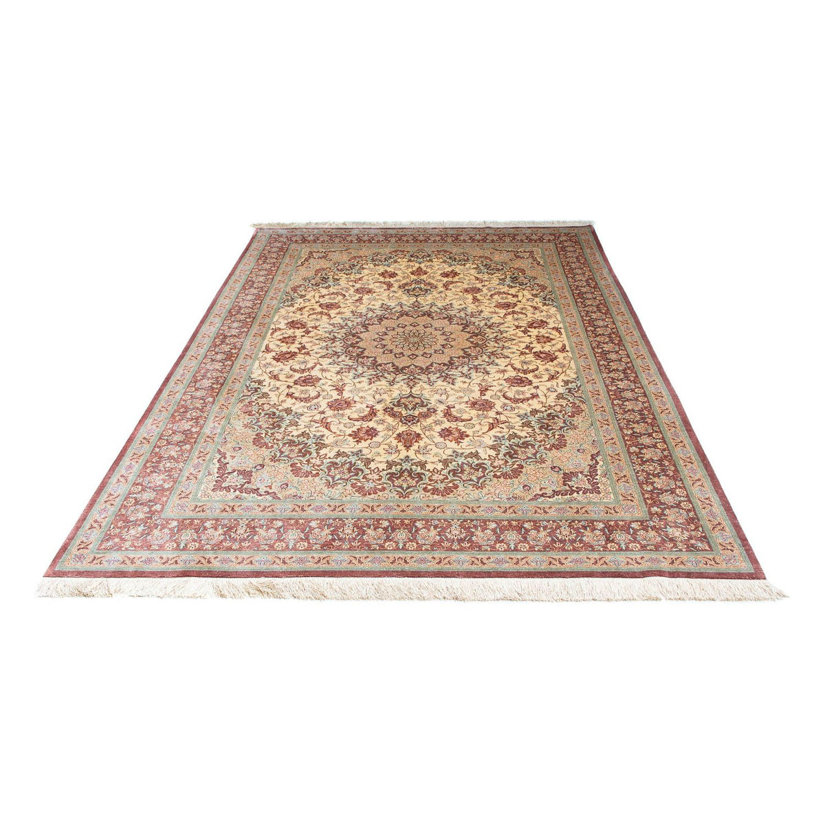 Persisk matta - Ghom - 238 x 159 cm - beige