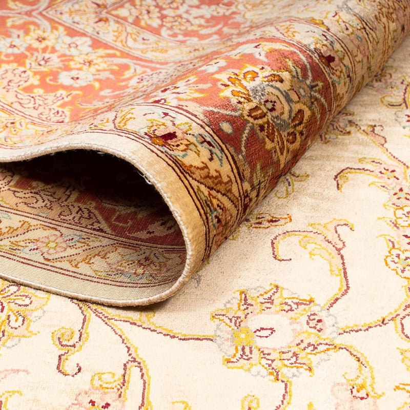 Silk Carpet - Ghom Silk - Premium - 210 x 130 cm - beige