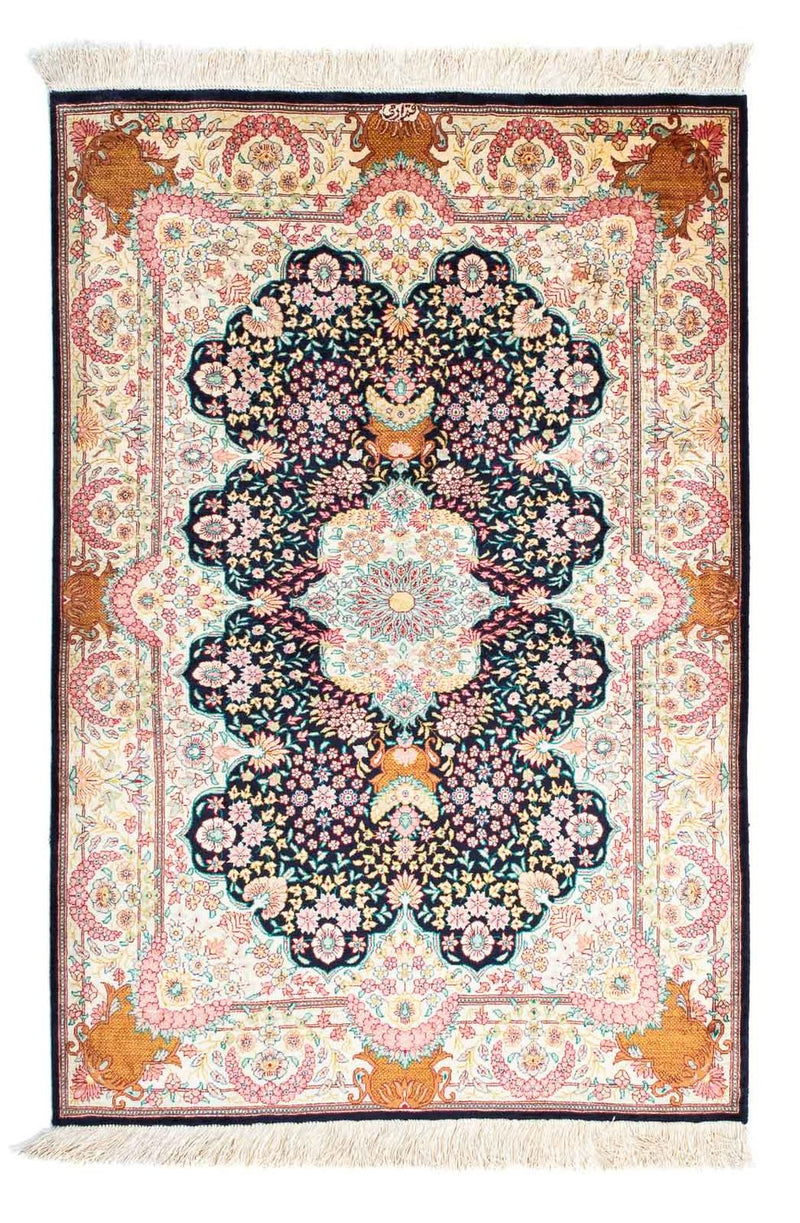 Persisk matta - Ghom - 130 x 81 cm - beige