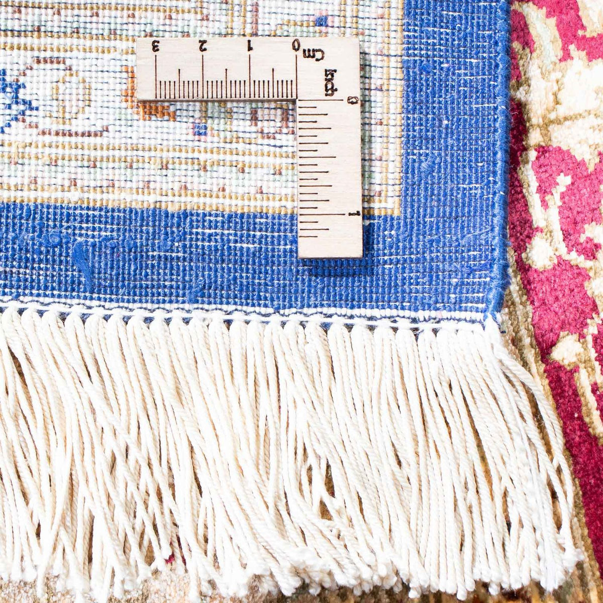 Persisk matta - Ghom - 152 x 100 cm - mörkblå