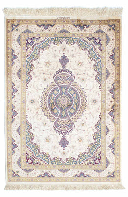 Persisk matta - Ghom - 143 x 100 cm - beige