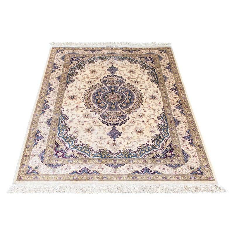 Persisk matta - Ghom - 143 x 100 cm - beige