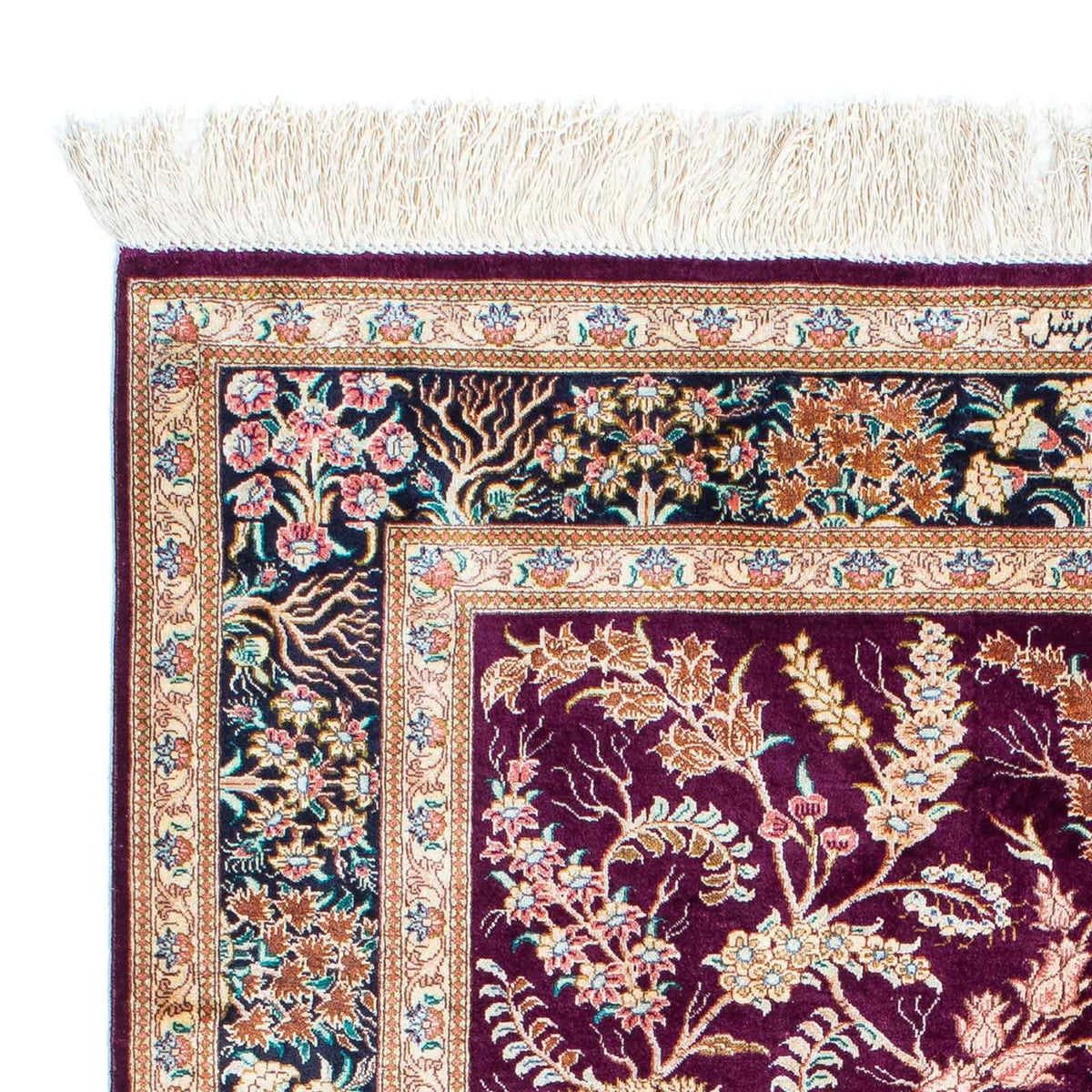 Persisk matta - Ghom - 144 x 97 cm - lila