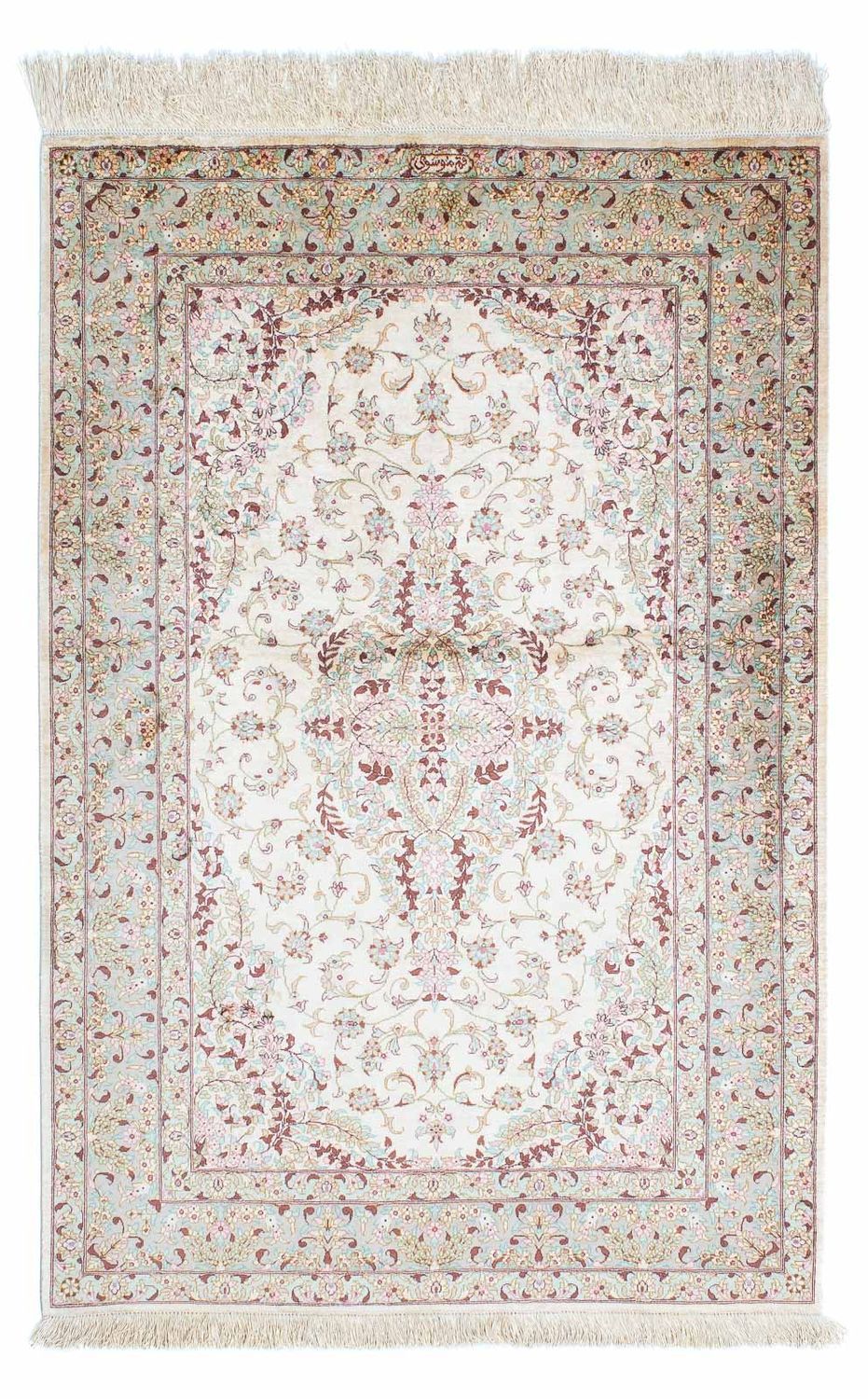 Persisk matta - Ghom - 147 x 98 cm - beige