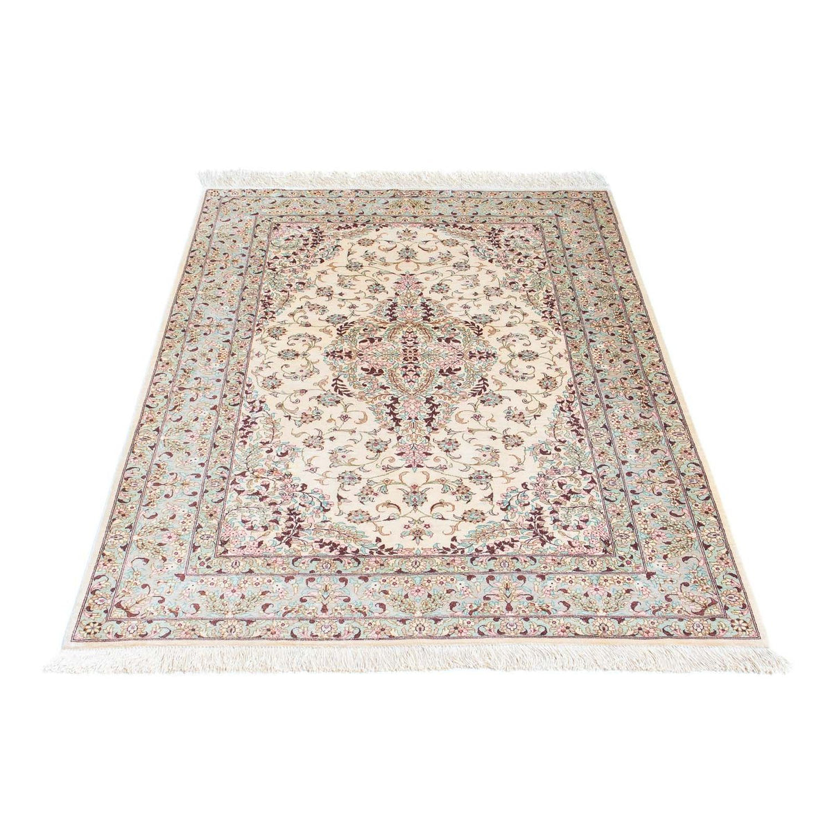 Persisk matta - Ghom - 147 x 98 cm - beige