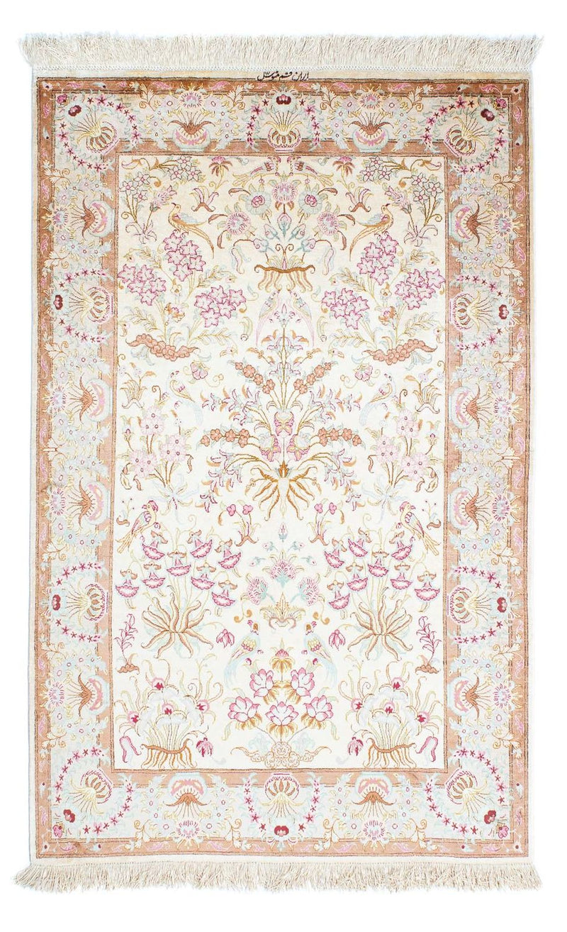 Persisk matta - Ghom - 155 x 95 cm - beige