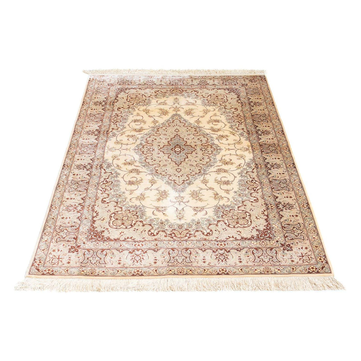 Persisk matta - Ghom - 155 x 97 cm - beige