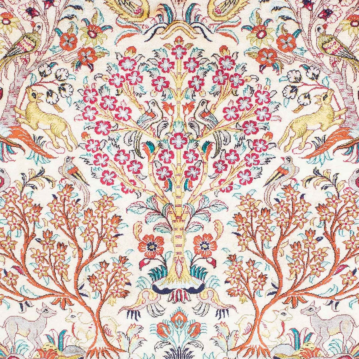 Persisk matta - Ghom - 148 x 100 cm - beige