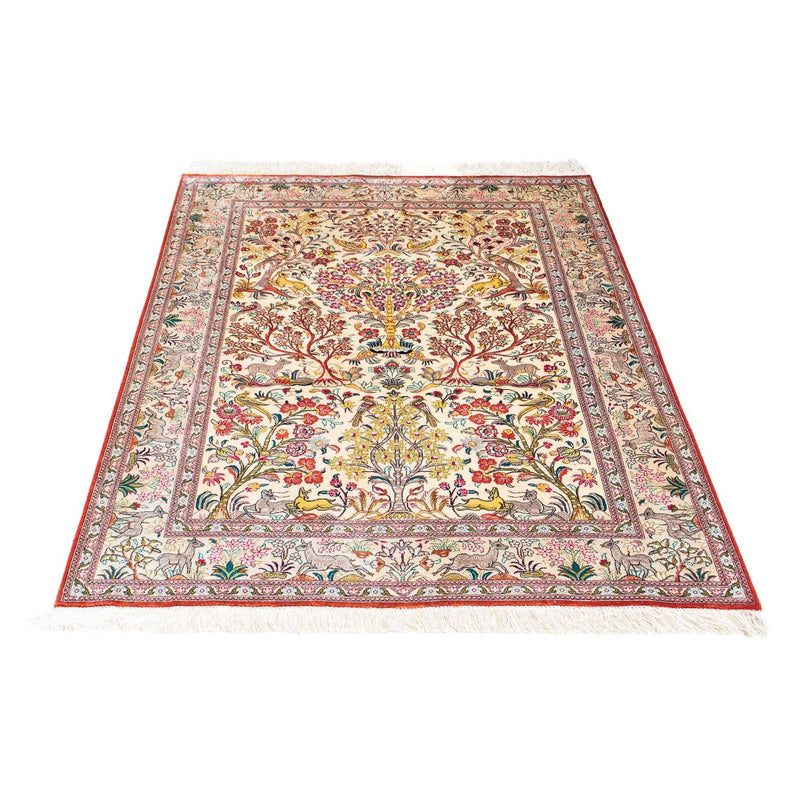 Persisk matta - Ghom - 148 x 100 cm - beige