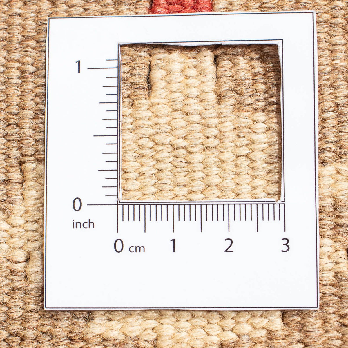 Kelim Carpet - orientalisk matta - 198 x 146 cm - mörkröd