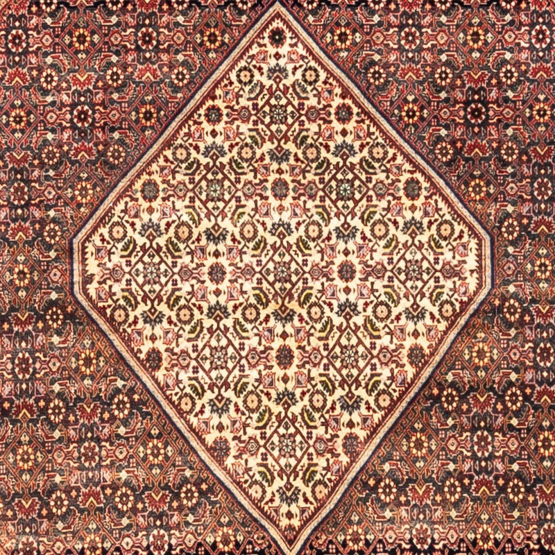 Persisk matta - Bijar - Royal kvadrat  - 208 x 198 cm - röd