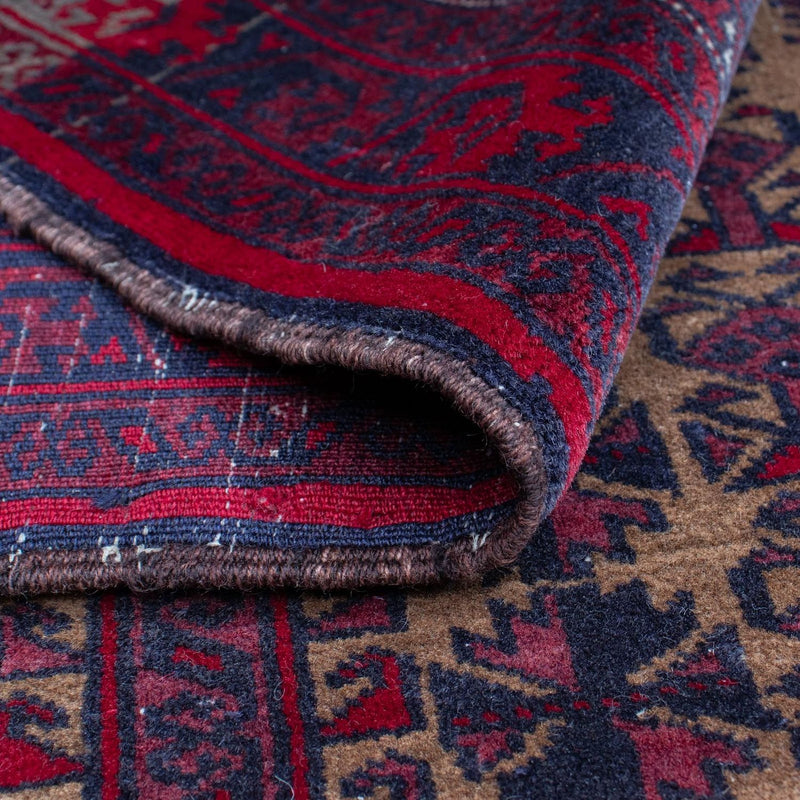 Baluch-matta - 125 x 92 cm - mörkröd