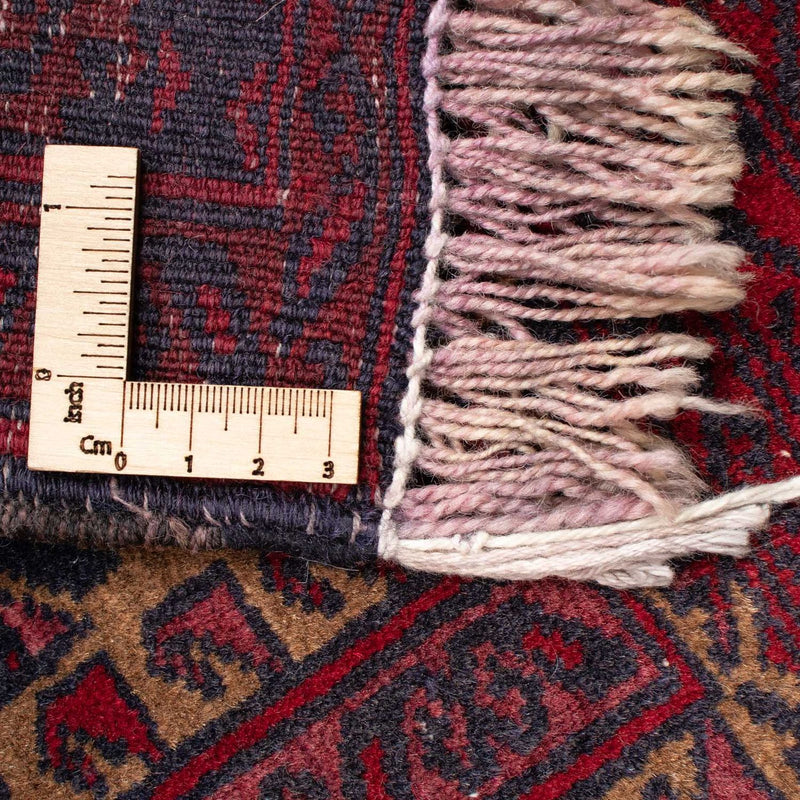 Baluch-matta - 125 x 92 cm - mörkröd