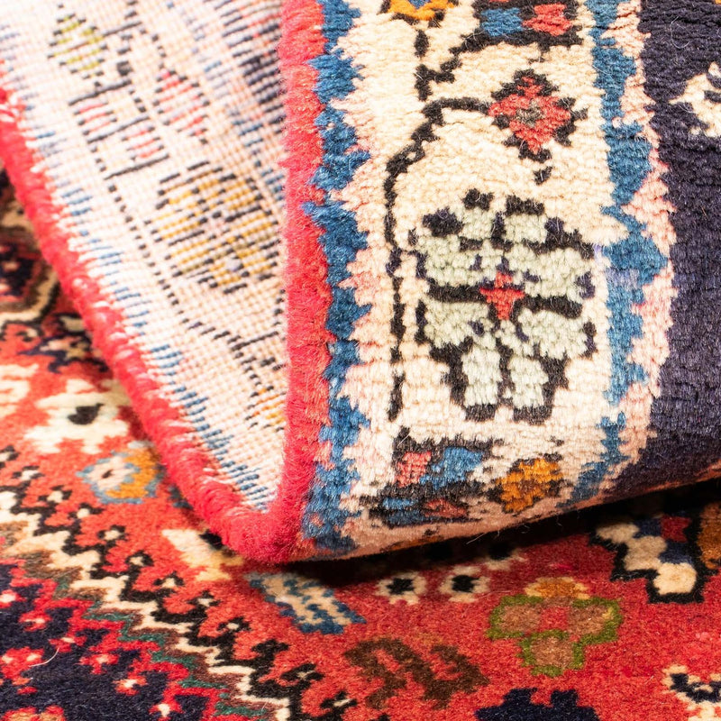 Persisk matta - Nomadic - 151 x 72 cm - mörkröd